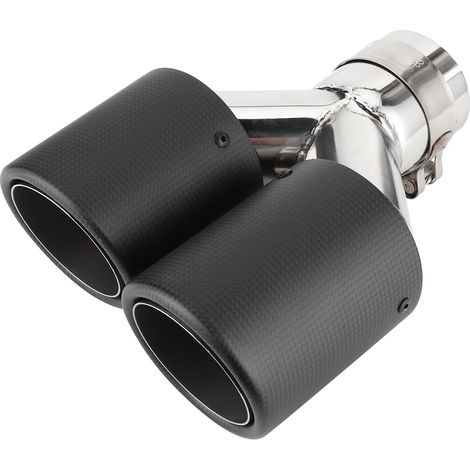 Embout d'échappement universel pour voiture, double sortie en Y, accessoire de modification de pot d'échappement (1/5)