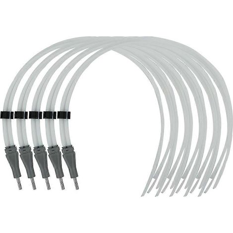 5 tubes Flashforge 4-en-1-sortie pour imprimantes 3D AD5X, pour tubes PTFE d'alimentation de filament du module 4 couleurs IFS (1/5)