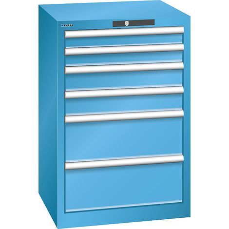 Lista AG, Armoire à tiroirs avec 6 tiroirs, l x p x h 564 x 572