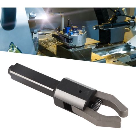 CNC-Drehmaschinenvorschub, automatischer CNC-Geradschaftvorschub, Vorschubvorrichtung, Vierkantschaft-Montageflansch, 16 x 16 mm (1/5)