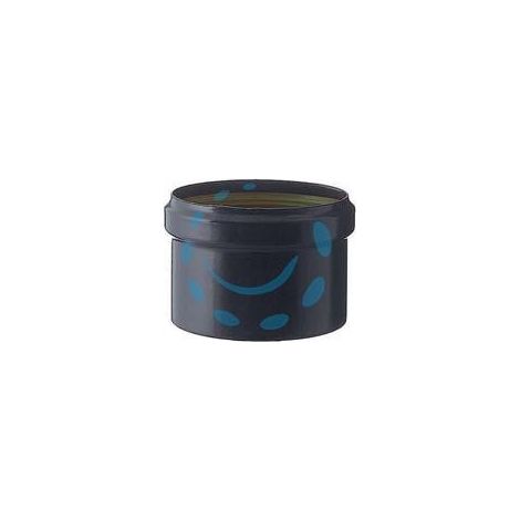 TAPPO SCARICO CONDENSA CIECO PER STUFE A PELLET NERO OPACO MM.1,2 - ø cm.8