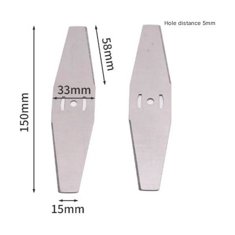 Coupe Bordure Lame De Rechange, 24V Coupe Bordure sans Fil avec Batterie Lame en Métal, Debroussailleuse Electrique Accessoires,Metal Blade (1/3)