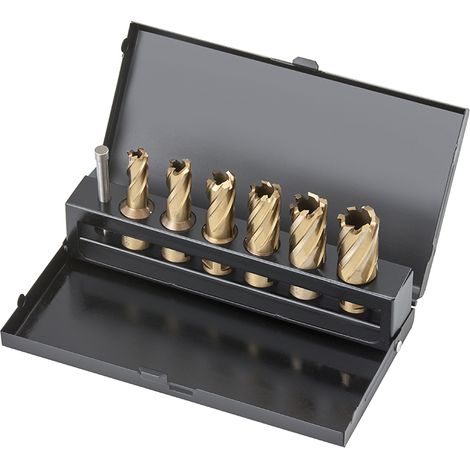 Kernsagen-Set mit Schweissaufsatz 12-22 mm Fervi f002/6 (1/2)