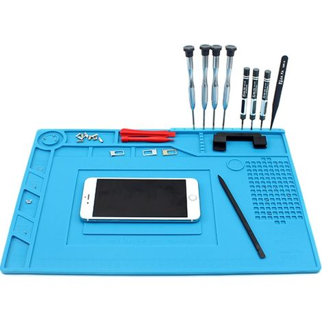 JIAFA S-150 Reparaturwerkbank mit Wärmedämmmatte und Schraubenpositionierbereich (1/4)