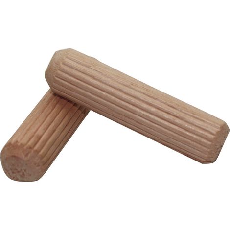 100 pièces Chevilles en bois - Goujon en bois de hêtre massiv 12x60 mm - goujons de récif -Tourillons ein bois de hêtre 12x60 mm - Emballé à la main en Autriche (1/5)