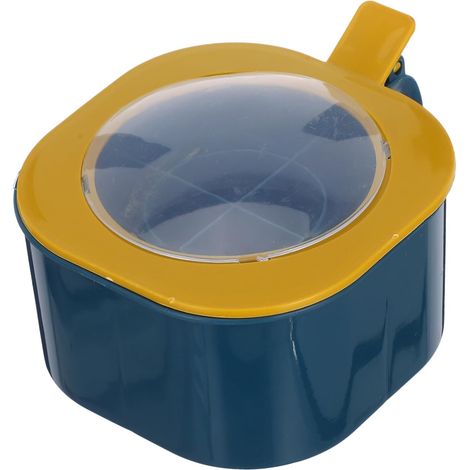 Boîte à Épices Cuisine à 4 Compartiments en Plastique Bleu (1/5)