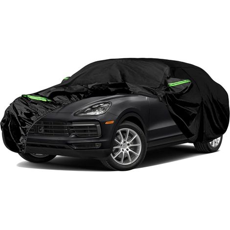 Autoabdeckung 6-lagig wasserdicht für Porsche Cayenne 2009-2025 mit Reißverschluss-Tür (1/5)