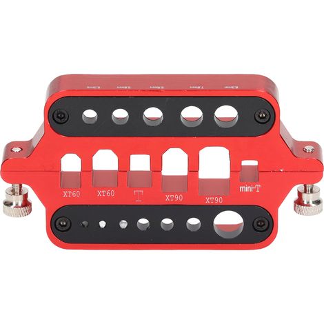 Support de soudure isolé robuste, jig de soudage de précision pour connecteur XT60 et fiche banane. (1/5)