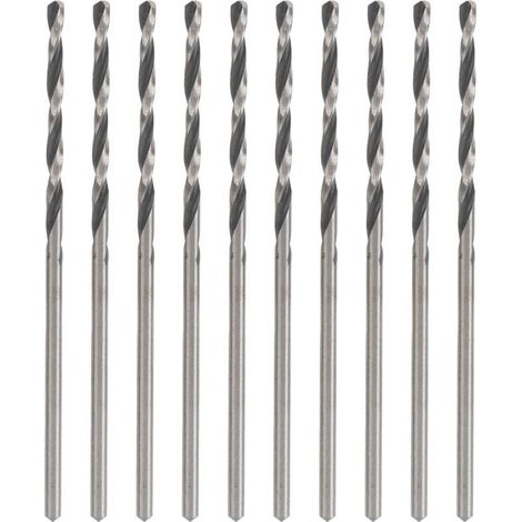 Forets hélicoïdaux à tige droite pour bijoux – Lot de 10 pièces, diamètre 1,6 mm, acier rapide, précision élevée (1/5)
