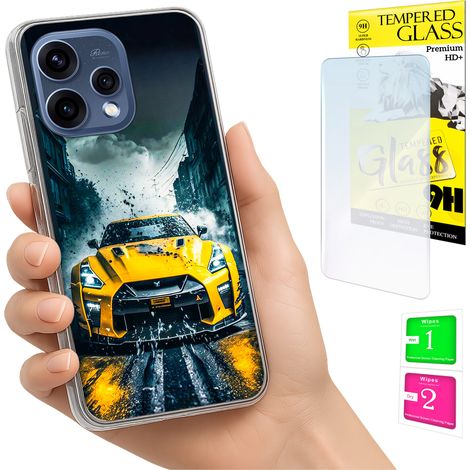 Schutzhülle für Oppo Reno 15 5G: Fotoschutzhülle, Rückseitenschutz + 9H-Glas (1/5)