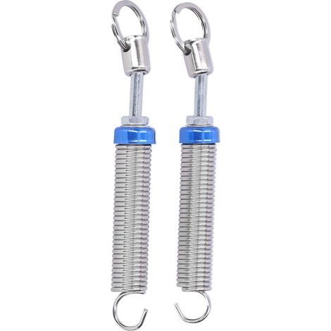 2 pièces ressort de levage de coffre réglable automatique pour couvercle de botte de queue automatique abaissement à distance dispositif ouvert argent bleu (1/4)