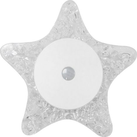 Nouvelle lampe murale veilleuse en forme d'étoile de mer avec détection de présence, fixation sans fil, base magnétique et lumière réglable. (1/5)