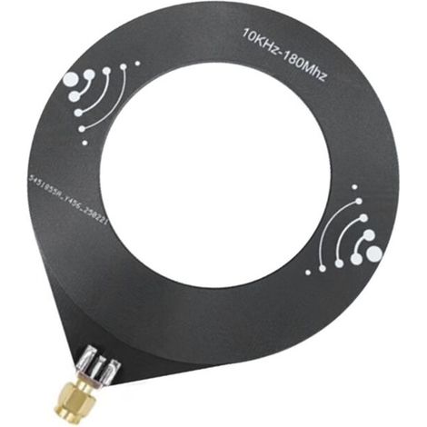 Antenna SDR portatile a ciambella, antenna radio WB per interni, antenna ad anello SMA 10 kHz-180 MHz per radio walkie-talkie SDR, B