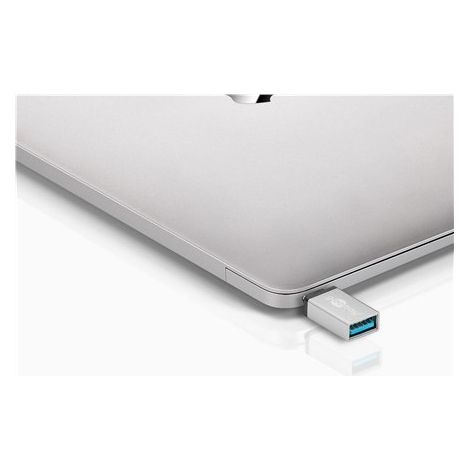 Femmina  USB tipo A a 9 pin  Maschio  USB-C a 24 pin  Argento (1/2)