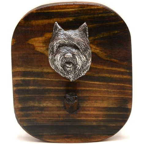 Cairn Terrier II - colgador de correa, colgador de medallas con un perro, gancho para llaves de Art-Dog (1/5)