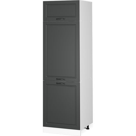 Armadio frigorifero R-Line, Antracite casa di campagna, 60 cm, Vicco