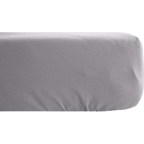 Drap housse coton lavé PALACE 140x190 cm