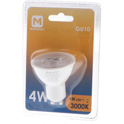 IluminaShop - Bombilla LED GU10 4W 38º IP20  Blanco Neutro 4000K (1/3)