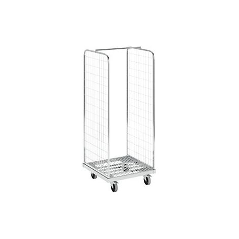 Contenedor rodante de acero  L x A 600 x 600 mm  por 2 lados 