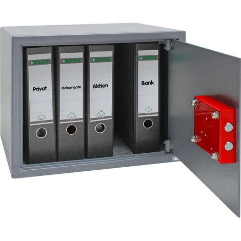 Möbeltresor Wandtresor Tresor Safe Wandsafe mit Schlüssel 63 Liter 46x38x36 cm (1/5)