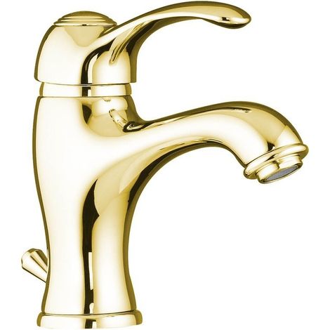 KIRKÉ mitigeur lavabo avec vidage, doré