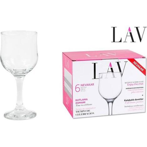 24 cls copa vino tinto nevakar lav similar copa lira agua 23 cls - caja 6 unidades