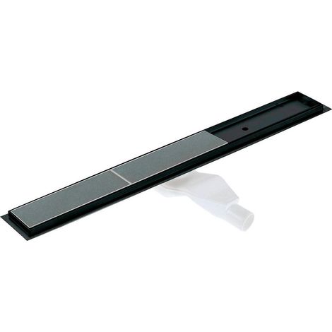 Sifone Lineare Nero Opaco 70 cm per Bagno Deante
