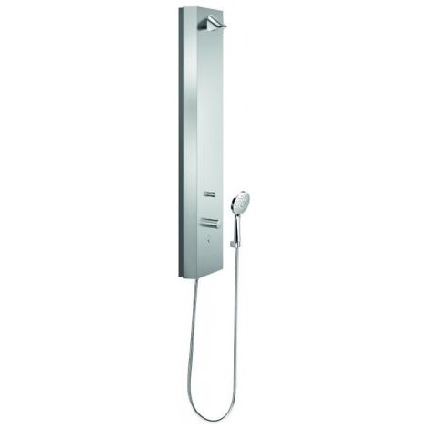 Panneau de douche LINUS Inox DP-C-T-D-H douchette, DUKO COMFORT Flex, edst.