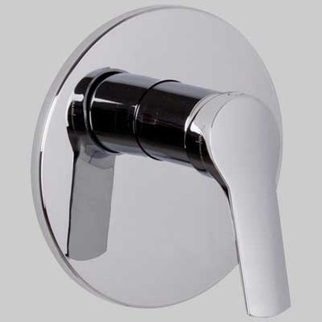 MONOCOMANDO DOCCIA INCASSO LEVA CHIUSA SERIE 4 - Cromo