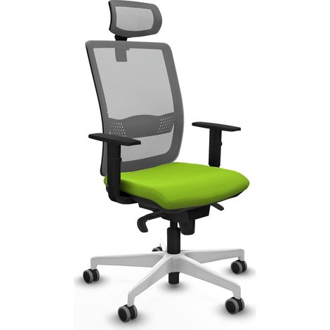 Silla de oficina piqueras y crespo Haches gris tela 100 kg (1/2)