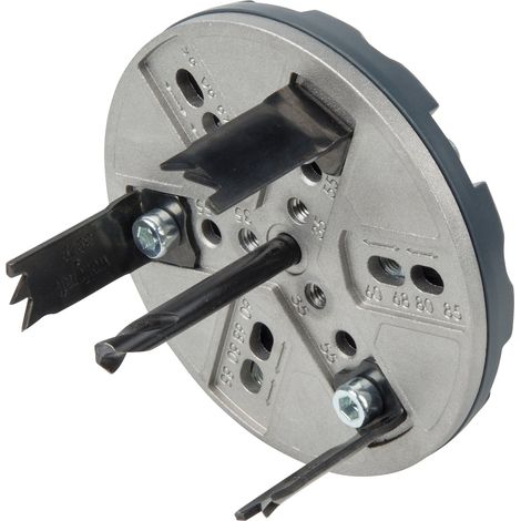 wolfcraft Sega a tazza regolabile per faretti I 5986000 I Per l'installazione di faretti (1/5)