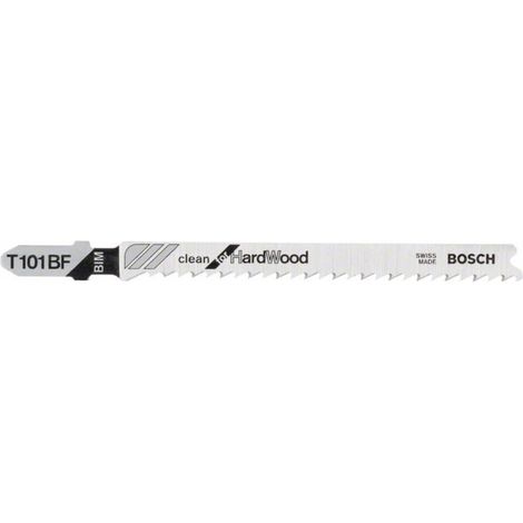 Bosch PRO Hardwood clean T101BF Lame de scie sauteuse 100 mm 25 pcs - 2608634988