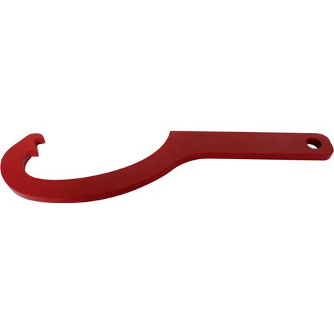 Clé Tricoise en acier renforcé revêtue Epoxy rouge pour raccord pompier DN65 à DN150