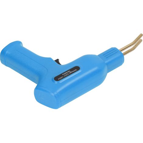 Pistolet à Souder Thermique 50W pour Réparation Plastique Auto, Kit avec 4 Embouts et Prise Européenne 220-240V Bleu (1/5)