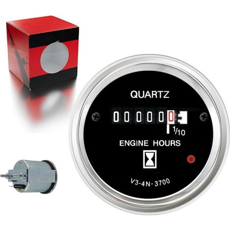 Chronographe avec compteur d'heures de fonctionnement LCD 6V-80V (1/4)