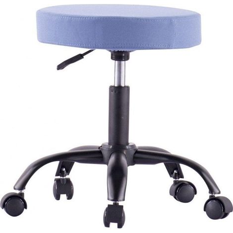 Techly Moderner Bürostuhl Blau Höhenverstellbar