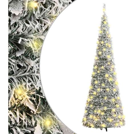 Pop-Up-Weihnachtsbaum Künstlich Beschneit 150 LEDs 180 cm