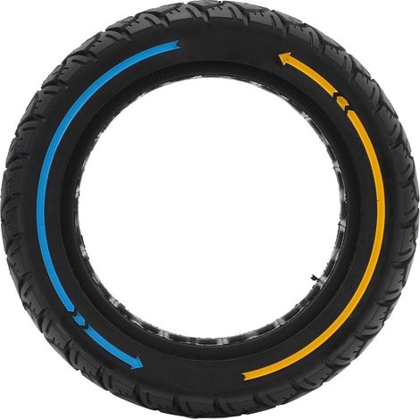 Pneu trottinette électrique, caoutchouc solide antidérapant pneu sans entretien pour usage urbain et voyage facile (1/5)