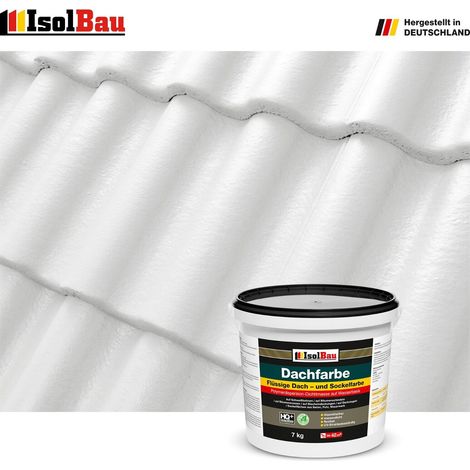 IsolBau Dachfarbe Weiß 7 kg (1/5)