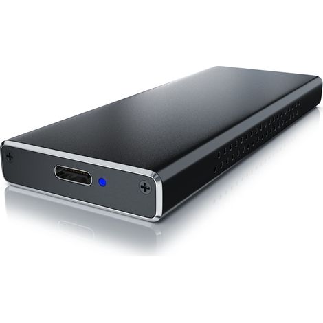 CSL M.2 Key-M PCIe Festplatten-Gehäuse extern USB 3.2 für NVME M.2 SSDs / unterstützt UASP (1/5)