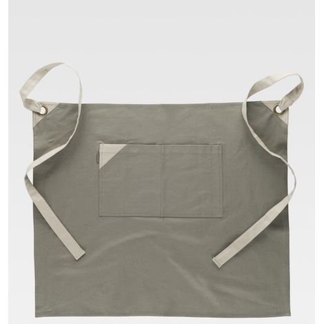 Delantal francés largo en diseño canvas combinado M753 WORKTEAM (1/5)