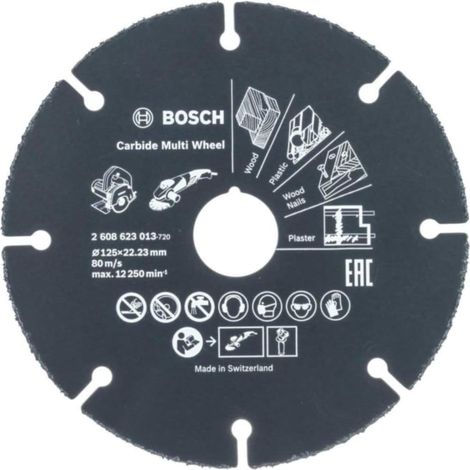 1x Expert Carbide Multi Wheel Trennscheibe (für Hartholz, Ø 76 mm, Zubehör für kleine Winkelschleifer)