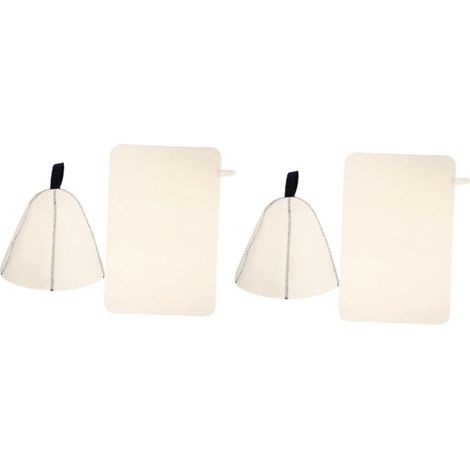 2ensembles Chapeau De Sauna Feutre pour Femmes avec Bonnet Doublé De Coussin pour Spa Et Activités De Détente (1/5)
