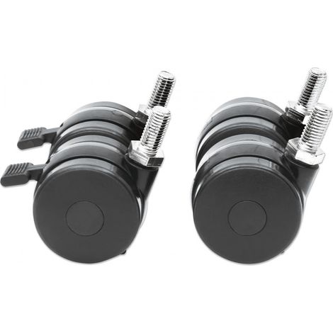 Intellinet 712170 roulettes noires pour meubles 19 pouces