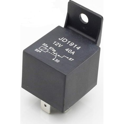 Rele Coche 12vdc 40a 1cto Conmutado Spdt 5 Terminales Jd1914 (1/3)