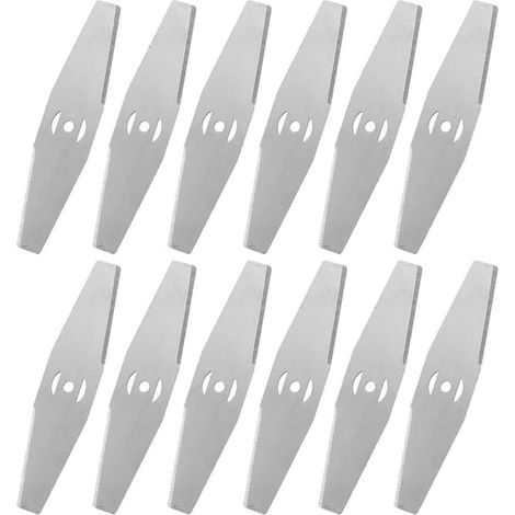 Jeu de lames de rechange pour coupe-bordures, 12 pièces, lames de tondeuse électrique, accessoires pour débroussailleuse électrique, pour coupe-bordures sans fil (1/5)