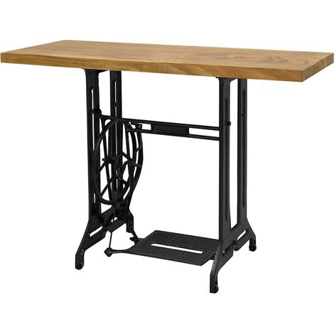 Table console avec machine à coudre-Table d'entrée 110x40x75 cm (1/5)