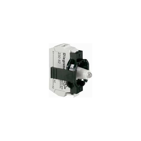 AUXILIAIRE DE COMMANDE ET DE SIGNALISATION S/ENS 1 POSTE BLOC LED 230V VERT RESSORT LEGRAND 023132