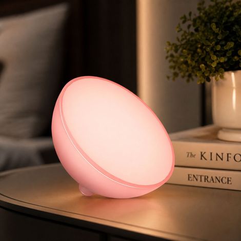Lampada da tavolo intelligente a forma di ciotola, RGB 16 milioni di colori, WiFi Bluetooth, dimmer, sincronizzazione musicale, USB, Ø15cm (1/4)