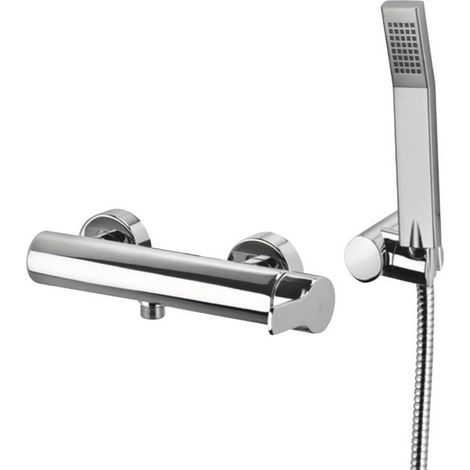 Paffoni West Serie Außenbrausebatterie WS168DCR Verchromt - Messing (1/2)